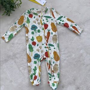 NWT Angel Dear Fall Veggies Footie 3-6M Vegetables